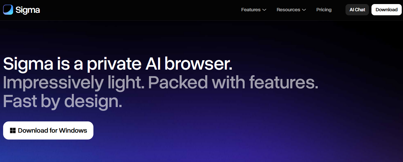 Sigma AI Browser