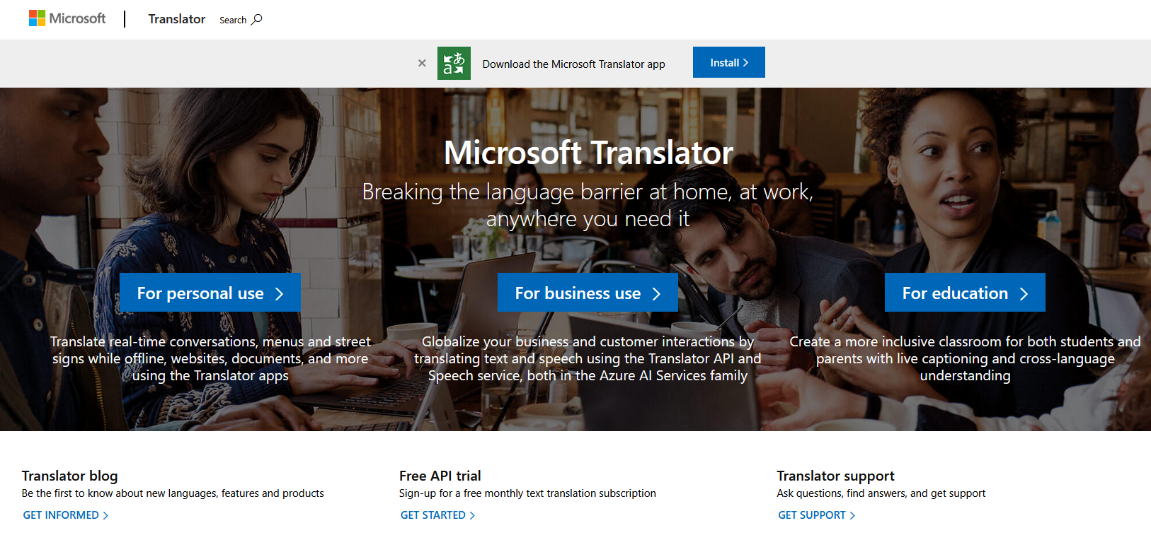 Microsoft Translator