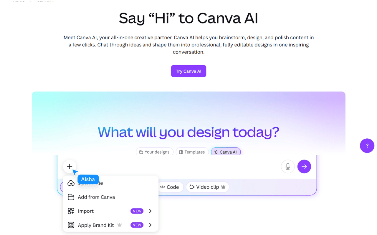 Canva AI